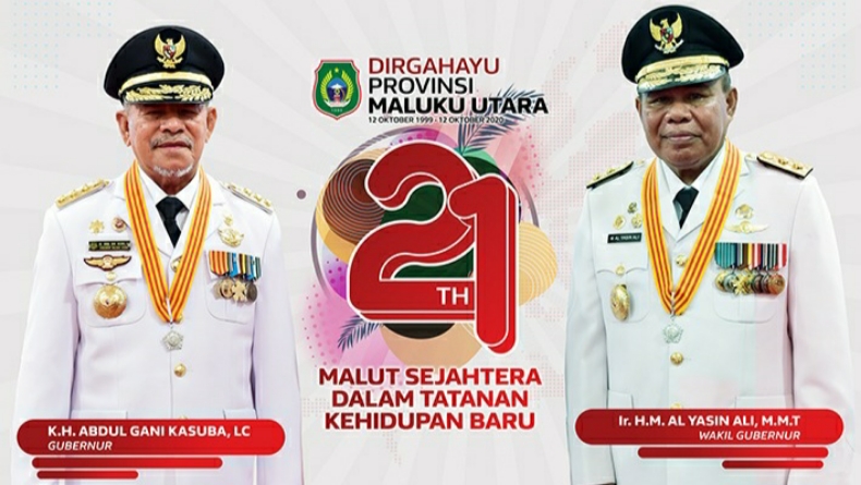 HUT ke-21 Maluku Utara, Pemprov Gelar Upacara dengan Penerapan Protokol