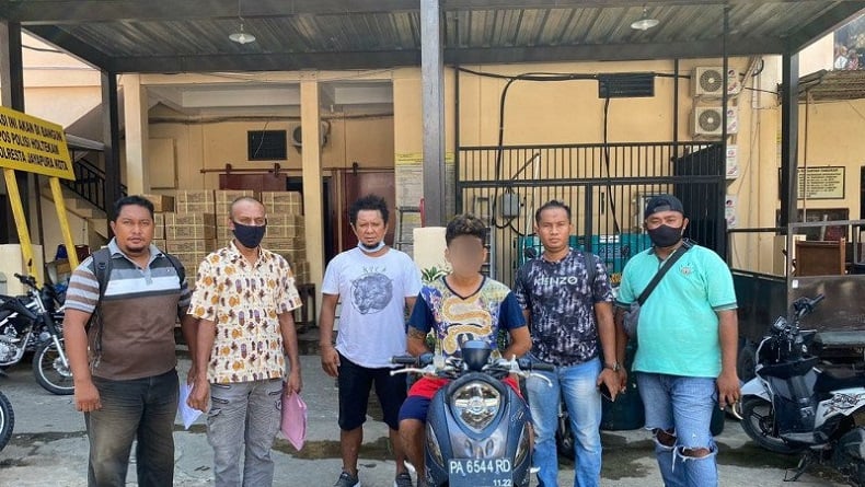 Sempat Viral, Maling Motor di Tanah Hitam Jayapura Ditangkap Polisi
