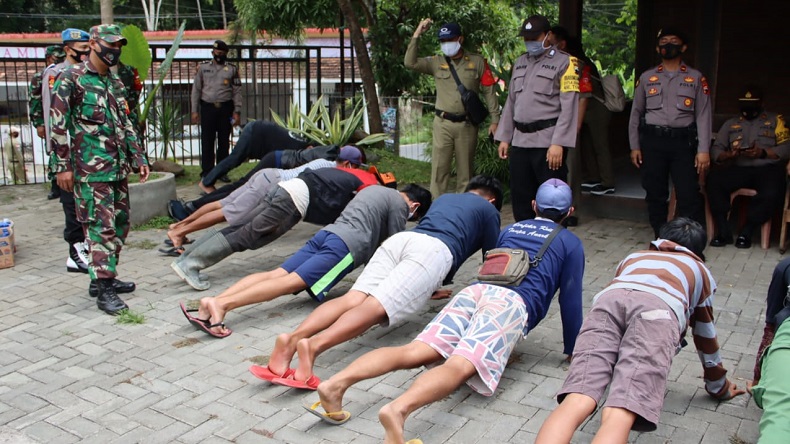 Hampir 100.000 Pelanggar Protokol Kesehatan Terjaring Razia Gabungan di Jateng