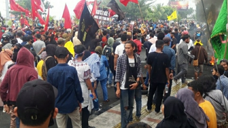 10 Tersangka Demo Tolak UU Ciptaker di Ternate Tak Ditahan tapi Proses Hukum Berjalan