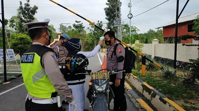 Sidak Gaktiplin, Unit Propam Polres Bangka Barat Cegat Anggota di Mapolres