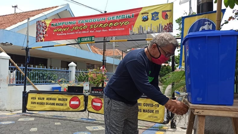 Pemkot Surabaya Siagakan Kembali Kampung Tangguh untuk Cegah Covid-19 Omicron