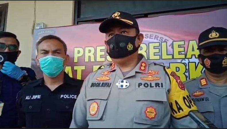 Edarkan Narkoba ke Massa Demo Omnibus Law, 3 Pria Ditangkap Polres Cianjur