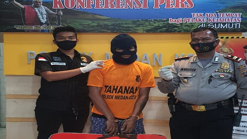 Mekanik Ditangkap Polisi di Medan usai Buang 1 Paket Sabu
