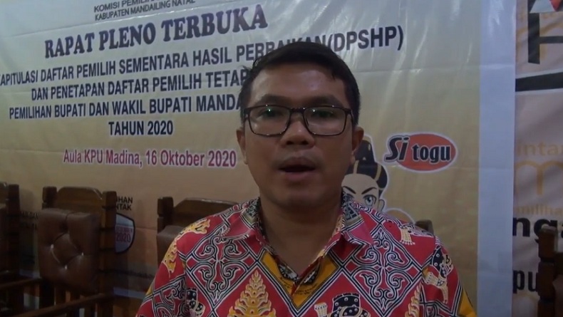 Bertambah 2.168, KPU Tetapkan DPT Pilkada Madina 299.582 Pemilih