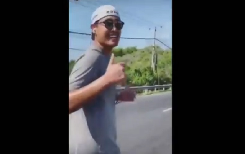 Pria Mirip Richard Muljadi Dikawal Patwal saat Jogging, Ini Kata Warga Bali