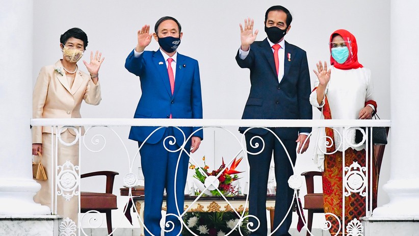 Presiden Jokowi Terima Kunjungan PM Jepang Yoshihide Suga di Istana Bogor - Bagian 1