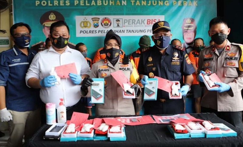 Petugas Gagalkan Penyelundupan Sabu 1,2 Kg dalam Power Bank asal Malaysia