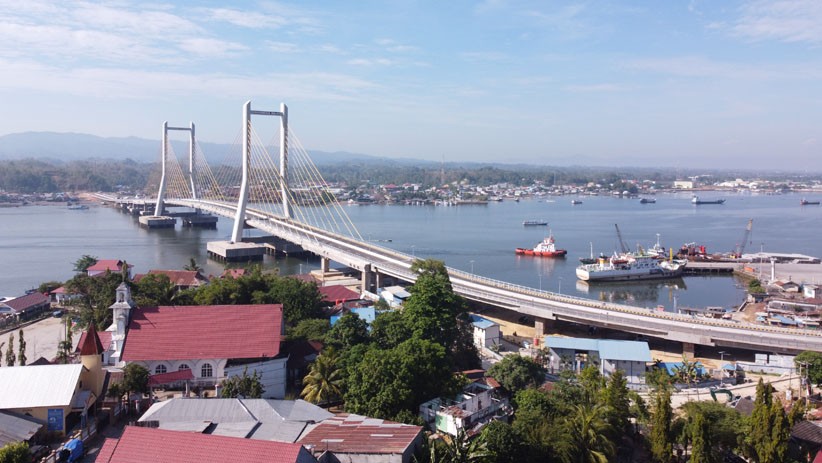 Penampakan Jembatan Teluk Kendari Panjang 1,34 Km, Diresmikan Jokowi Kamis Besok - Bagian 1