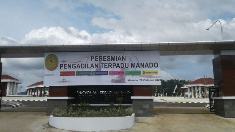 Pertama di Indonesia, Pengadilan Terpadu Didirikan di Manado