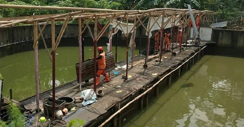 Cegah Banjir, 2 Pemancingan Liar di Cipinang Melayu Dibongkar