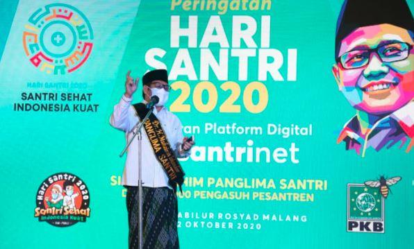 Puncak Hari Santri 2020, Gus AMI Luncurkan Platform Digital SantriNet