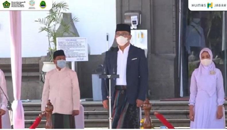 Ridwan Kamil: Jika Santri Sehat Bisa Melewati Pandemi, Indonesia Kuat