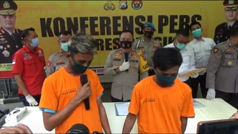 Komplotan Pencuri Motor di Gresik Diamankan Petugas, Beraksi Kurang dari 1 Menit