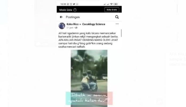 Umpat Pengendara Motor Berujung Kecaman, Mang Oleh Dituntut Minta Maaf