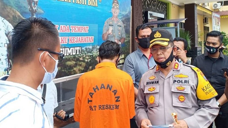 Tersangka Dalang Demo Ricuh UU Omnibus Law di Batubara Ditangkap Polisi di Aceh