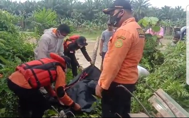 Korban Tenggelam di Sungai Silau Asahan Ditemukan Sejauh 5 Km dari Lokasi Hanyut