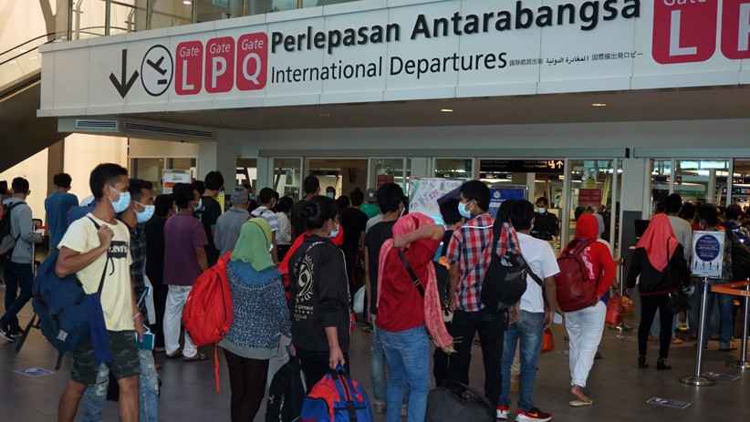 552 Pekerja Migran Indonesia Ilegal Dipulangkan dari Malaysia - Bagian 1