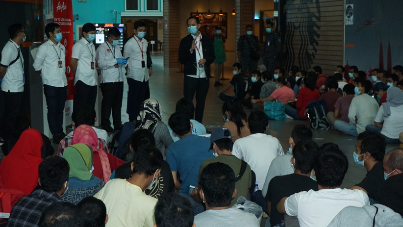 552 Pekerja Migran Indonesia Ilegal Dipulangkan dari Malaysia - Bagian 3