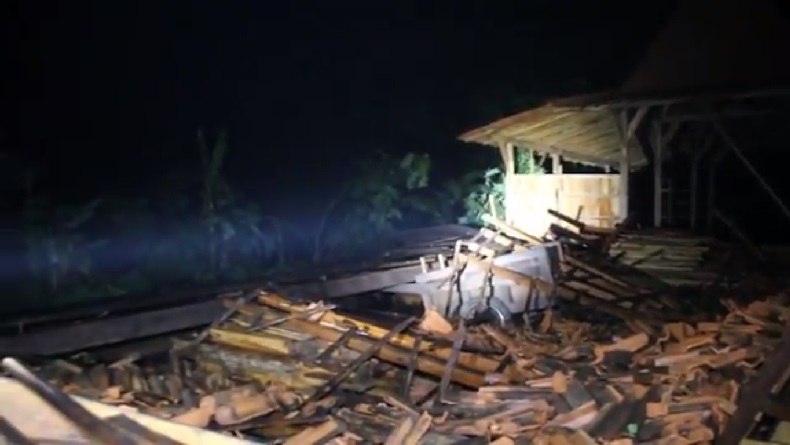 Angin Puting Beliung di Grobogan Robohkan Rumah Warga