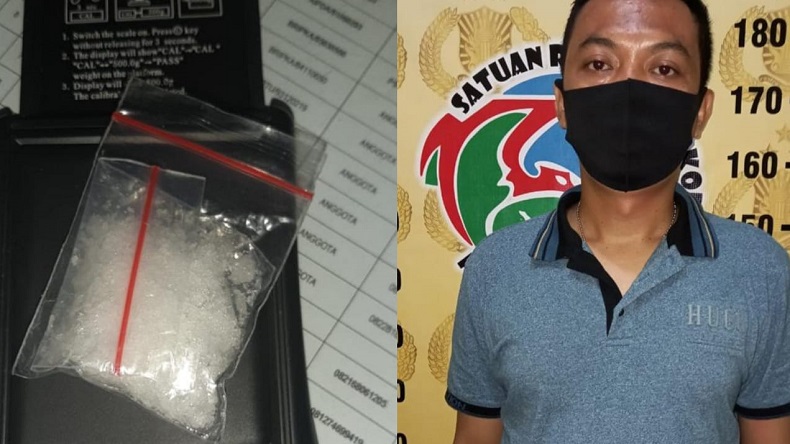 Polisi Berpangkat Bripka di Sumsel Ditangkap Bawa Sabu, Terancam Dipecat