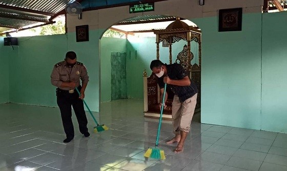 Jelang Ramadan, Baznas Kota Yogyakarta Berikan Layanan Bersih Masjid dan Pengeras Suara