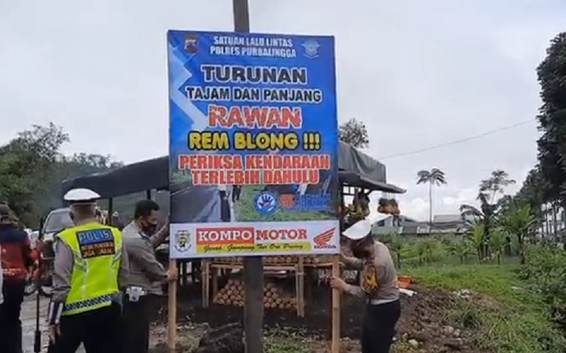Pemudik Diminta Hati-Hati saat Melewati Jalur Tengkorak Pemalang-Purbalingga