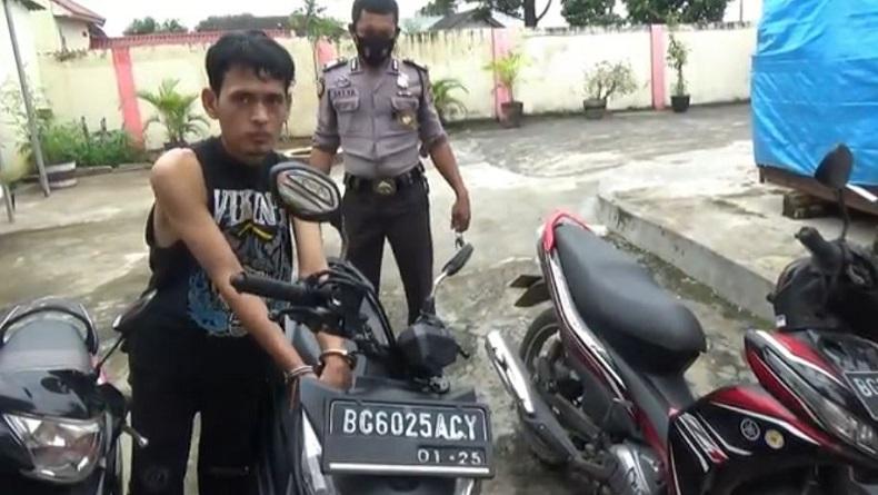 Polisi Patroli Dengar Teriakan Korban, Pelaku Curanmor di Palembang Ditangkap