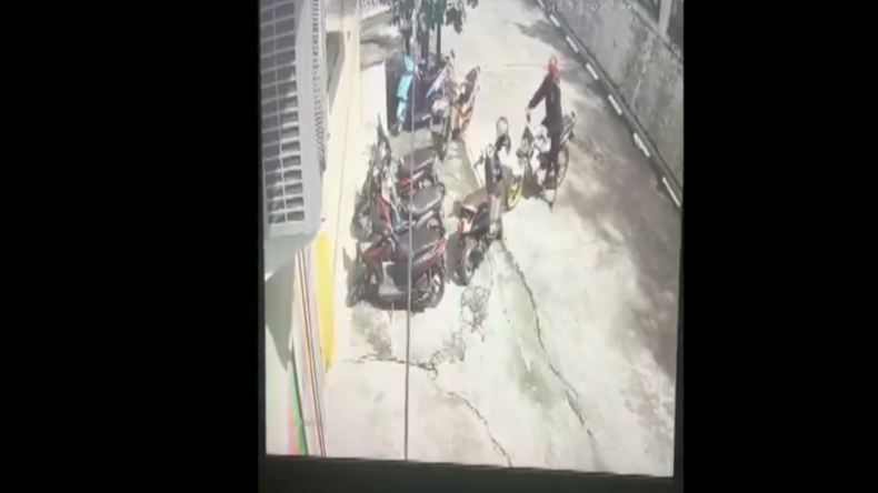 Aksinya Terekam CCTV, Pelaku Curanmor di Padang Ditembak Polisi