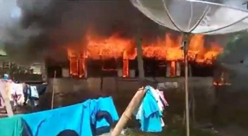 2 Rumah di Tapanuli Tengah Hangus Terbakar, Polisi Selidiki Asal Api