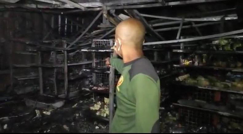 Minimarket dalam Lapas Purwokerto Terbakar, Diduga akibat Korsleting Listrik