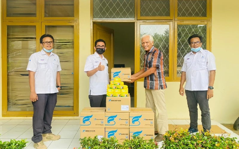 Cegah Covid-19, PJT II Suplai Multivitamin dan APD untuk Pensiunan