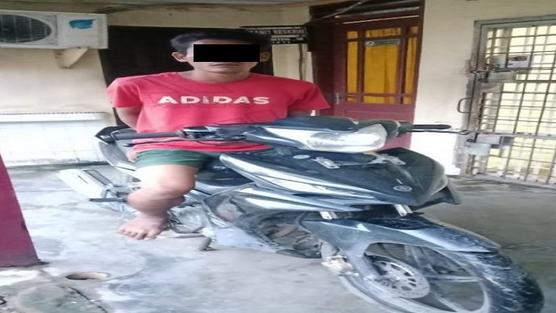 Curi Sepeda Motor, Pemuda Asal Langkat Diamankan Polisi