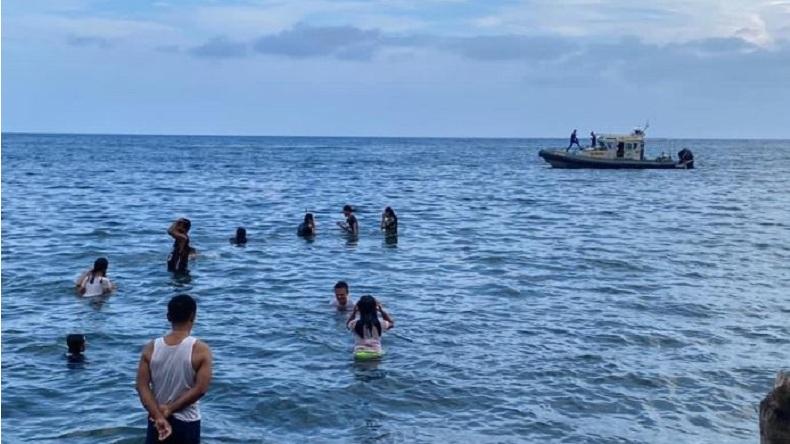 Polairud Polda Sulut Kerahkan Kapal untuk Siaga di Lokasi Obyek Wisata Pantai