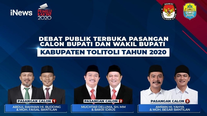 Debat Pilkada Tolitoli, Abdul Rahman Pertanyakan Visi Zero Pengangguran Amanah