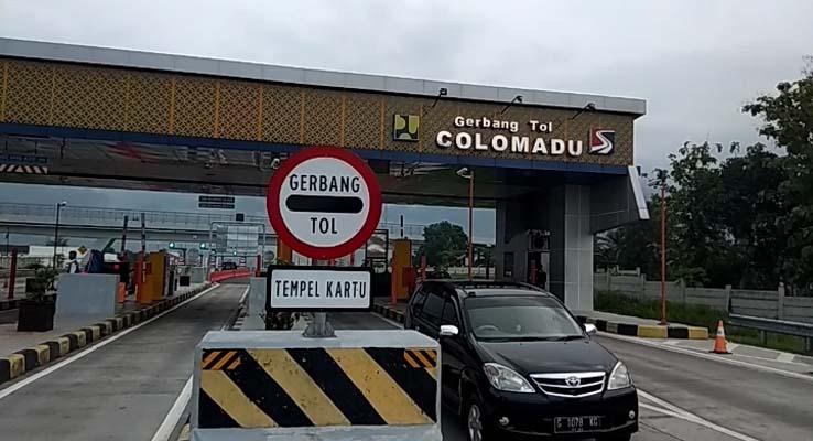 Puncak Arus Balik, Volume Kendaraan di Gerbang Tol Colomadu Meningkat 