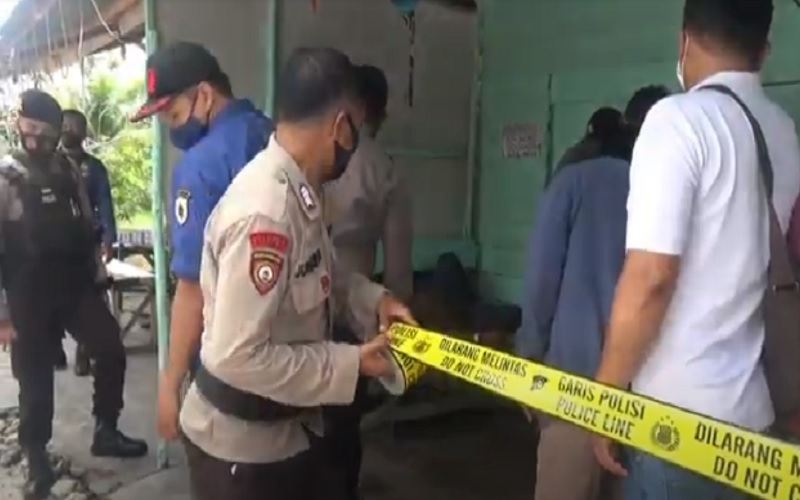 Warga Palangkaraya Digegerkan Penemuan Jasad Pria Tergeletak di Teras Warung