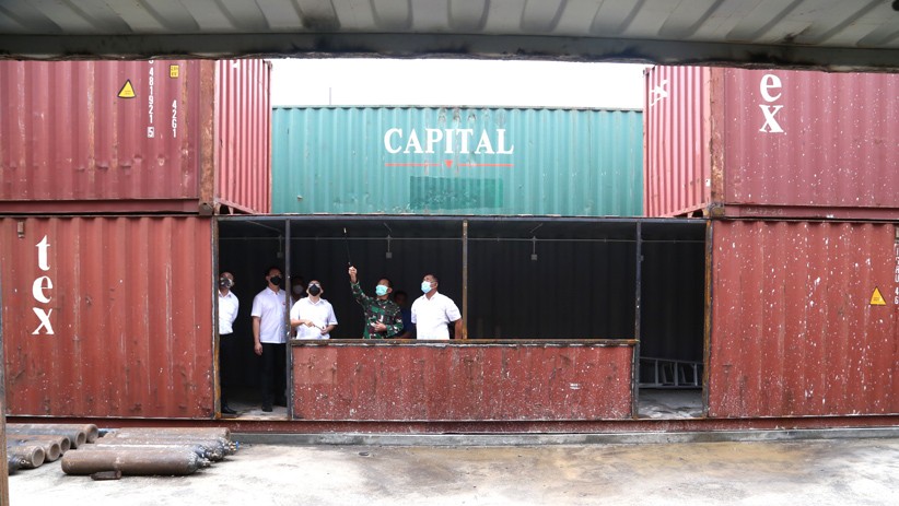 Pangdam V Brawijaya Tinjau Pembangunan Cafe Prajurit - Bagian 1