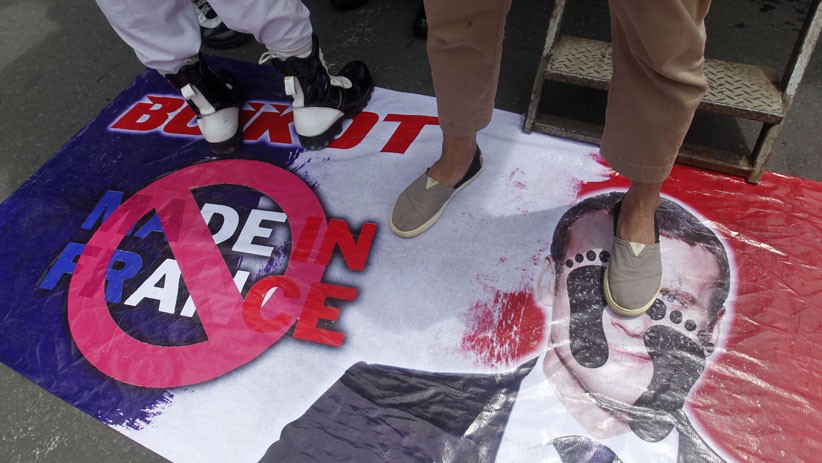 Kecam Presiden Emmanuel Macron, Ribuan Massa PA 212 Demo Kedubes Prancis - Bagian 3