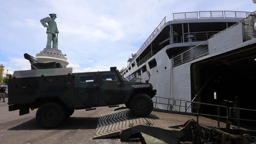 Kolinlamil Kerahkan Kapal Perang Dukung Latihan Taktis Antar Kecabangan TNI AD - Bagian 1