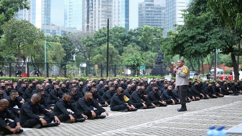 Kapolda Sumut Temui Personel Brimob yang BKO di Jakarta