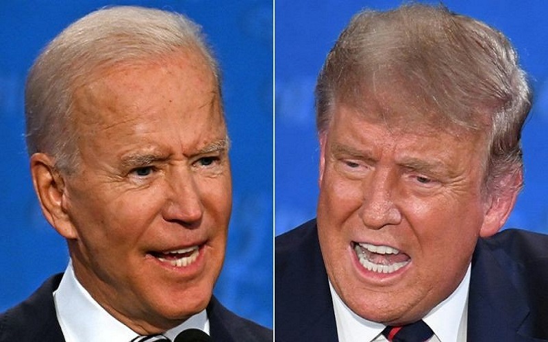 Hasil Pilpres AS Suara Elektoral Sementara: Joe Biden 131, Trump 109