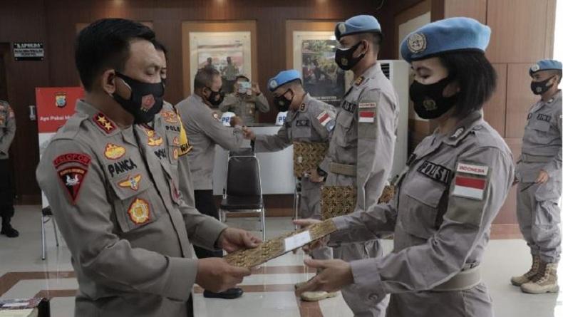 Selesaikan Misi Perdamaian PBB di Afrika, 9 Anggota Polda Sulut Terima Penghargaan