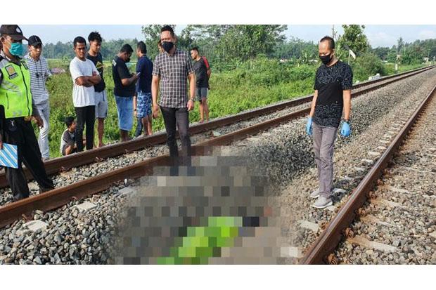 Sengaja Adang Kereta Api, Warga Sedayu Ini Langsung Meninggal di Tempat 