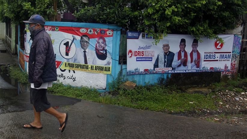 Alat Peraga Kampanye Pilkada Depok Menjamur di Permukiman Warga - Bagian 2