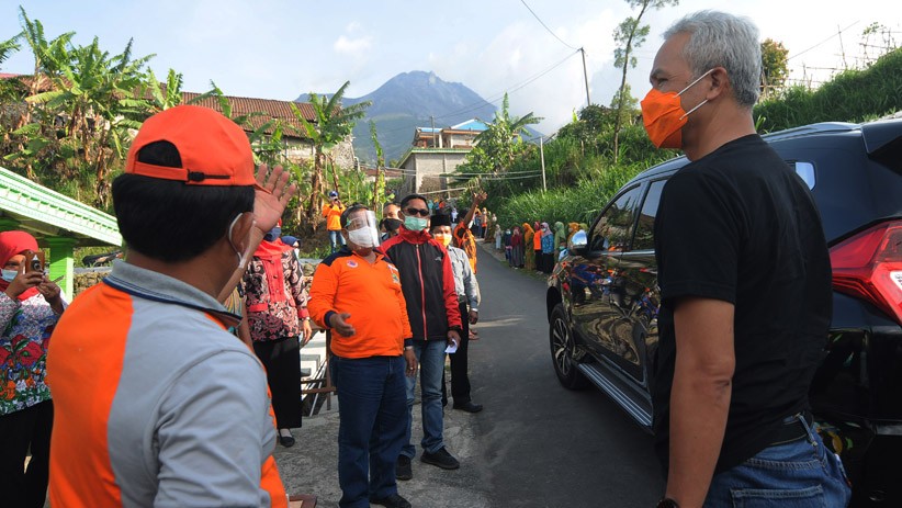 Bertemu Warga Kawasan Gunung Merapi, Ganjar Pranowo Imbau Tetap Tenang - Bagian 1