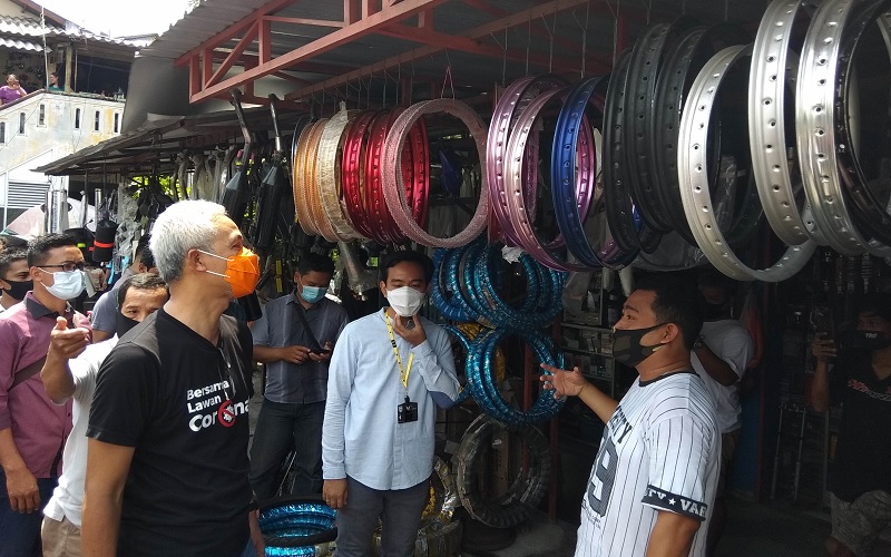 Ganjar Ngaku Cuti Sehari untuk Blusukan Bareng Gibran