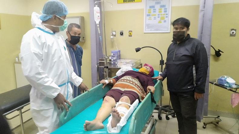 Dijambret, Ibu Pedagang Pakaian Kehilangan Uang Rp3 Juta dan Jatuh Tertimpa Motor