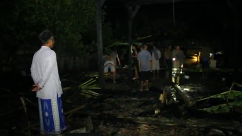 Pulang Salat Isya di Masjid, Rumah Mbah Suparti Hangus Terbakar