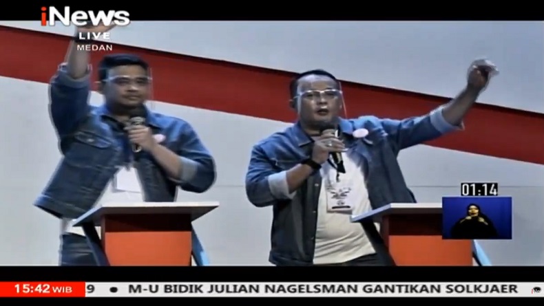Debat Pilkada Medan, Ini Pernyataan Penutup Bobby-Aulia